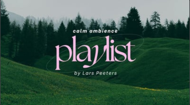 Pink and Green Piano Nature Music YouTube Thumbnail